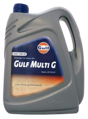Моторное масло GULF Multi G SAE 15w40, 4л